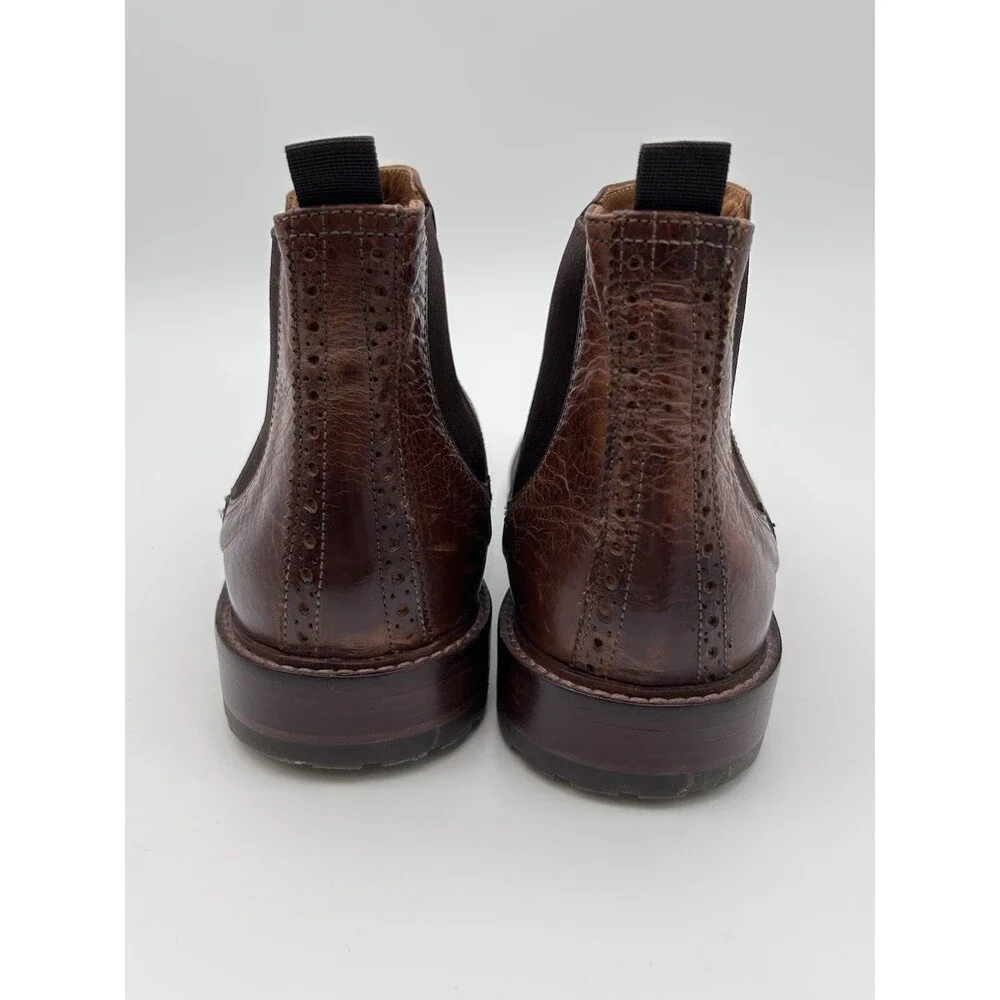 Johnston And Murphy Dress Boots Wingtip Chelsea Boots Pull On Men’s 10.5 Italy